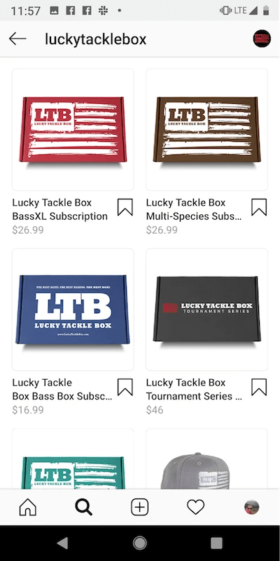boutique luckytacklebox instagram