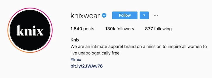 knix instagram profil